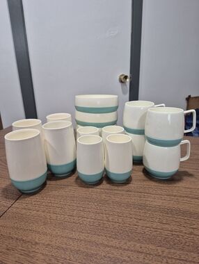 Bopp-Decker Vacron Vintage 16 Piece Bowl And Cups Set